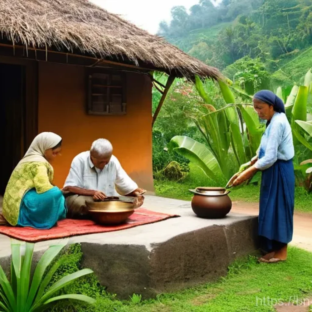 관광학의 창업과 혁신 - **Prompt 1: Serene Rural Homestay Experience**
    A group of diverse, happy travelers, including ad...