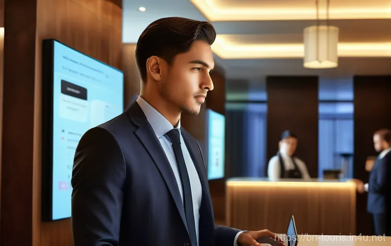 호텔 경영의 윤리적 이슈 - An exterior shot of a contemporary, eco-friendly hotel bathed in natural daylight. The architecture ...